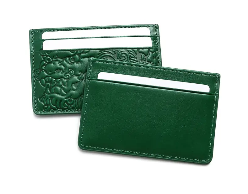Card Holder men's leather ultra-thin card holder vegetable tanned cowhide small coin purse simple women's bus card holder certificate set Wholesale — feature 13