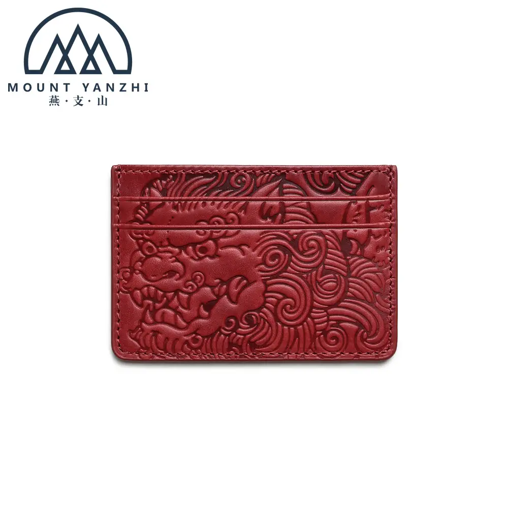 Card Holder men's leather ultra-thin card holder vegetable tanned cowhide small coin purse simple women's bus card holder certificate set Wholesale