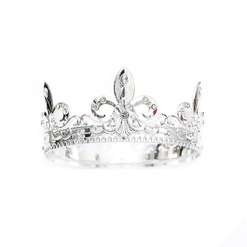 Gold Full Crown Crown for Boys Men Queen Performance - Image 54