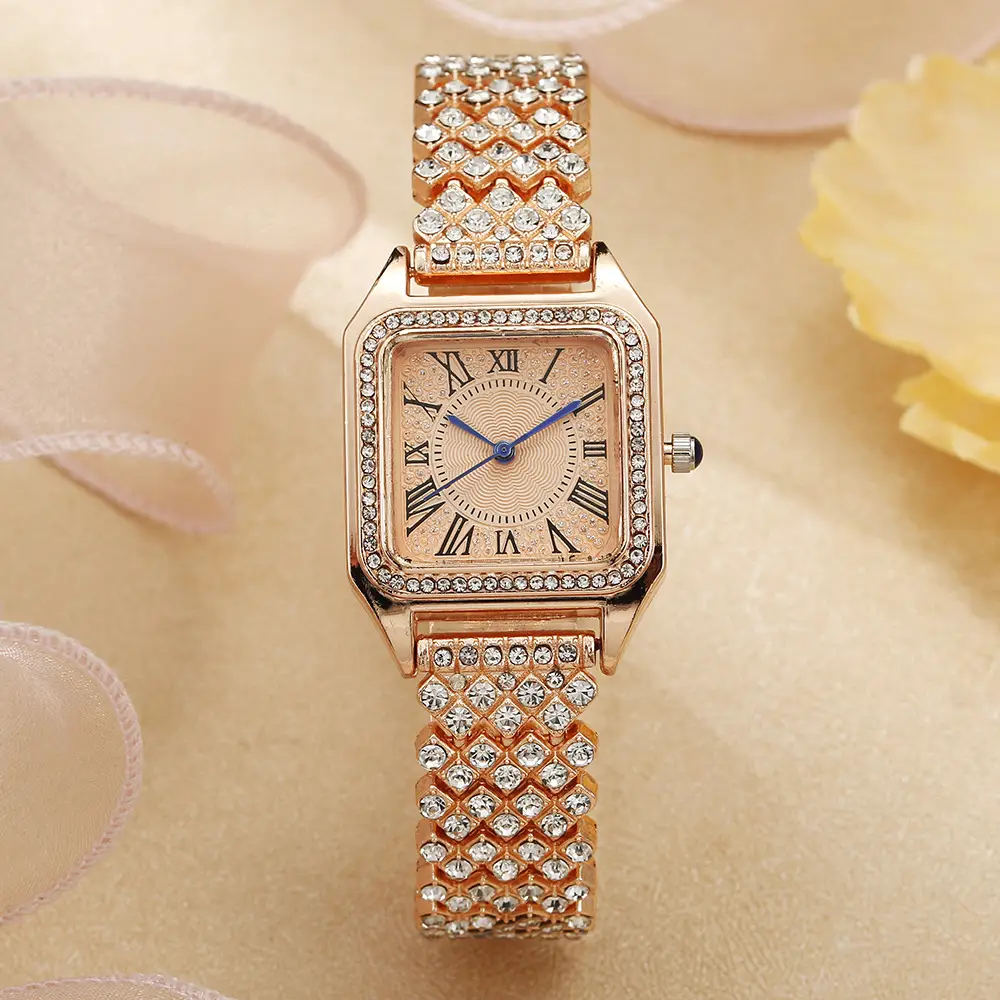 Women's Starry Rhinestone Quartz Watch with Roman Numeral — feature 3