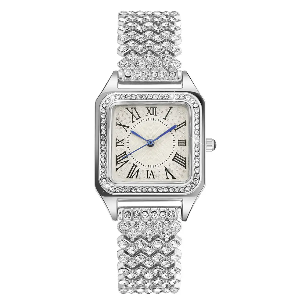Women's Starry Rhinestone Quartz Watch with Roman Numeral — feature 5