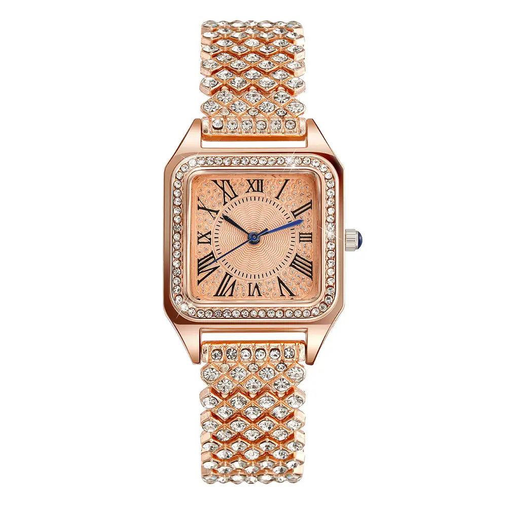 Women's Starry Rhinestone Quartz Watch with Roman Numeral — feature 6