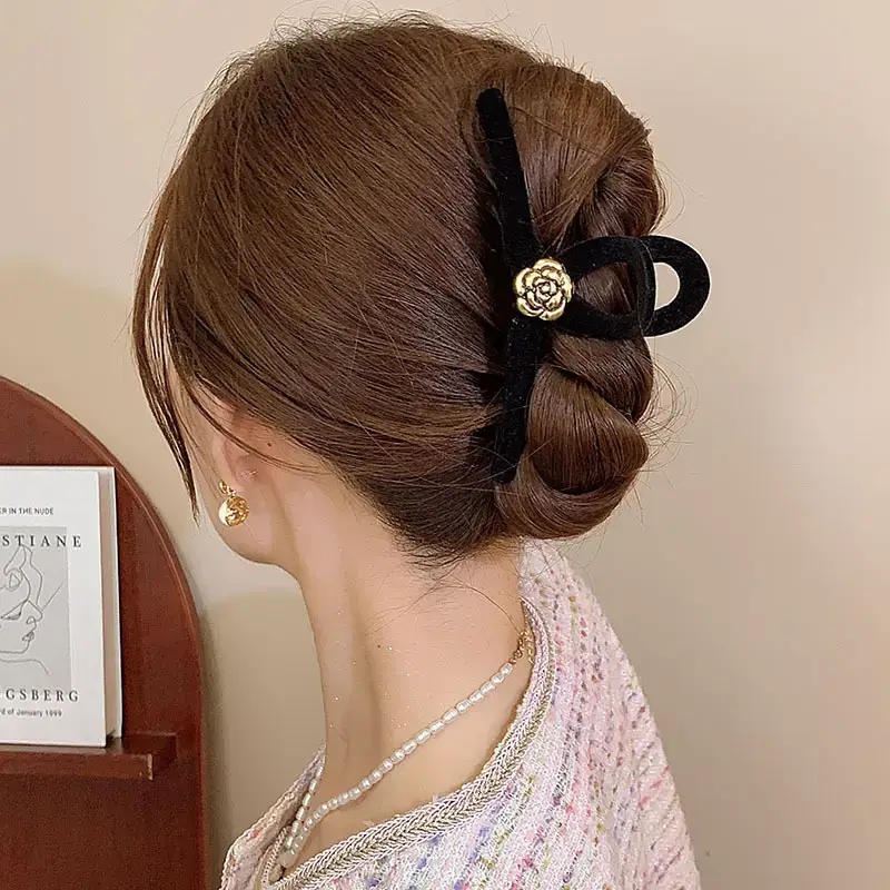 Black Heart Hair Clip for Women 2023 New Size - Image 13