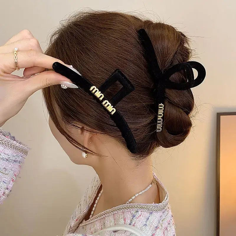 Black Heart Hair Clip for Women 2023 New Size - Image 14