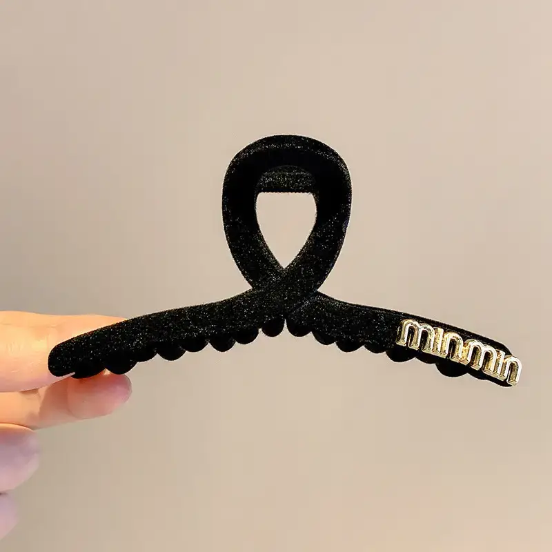 Black Heart Hair Clip for Women 2023 New Size - Image 8