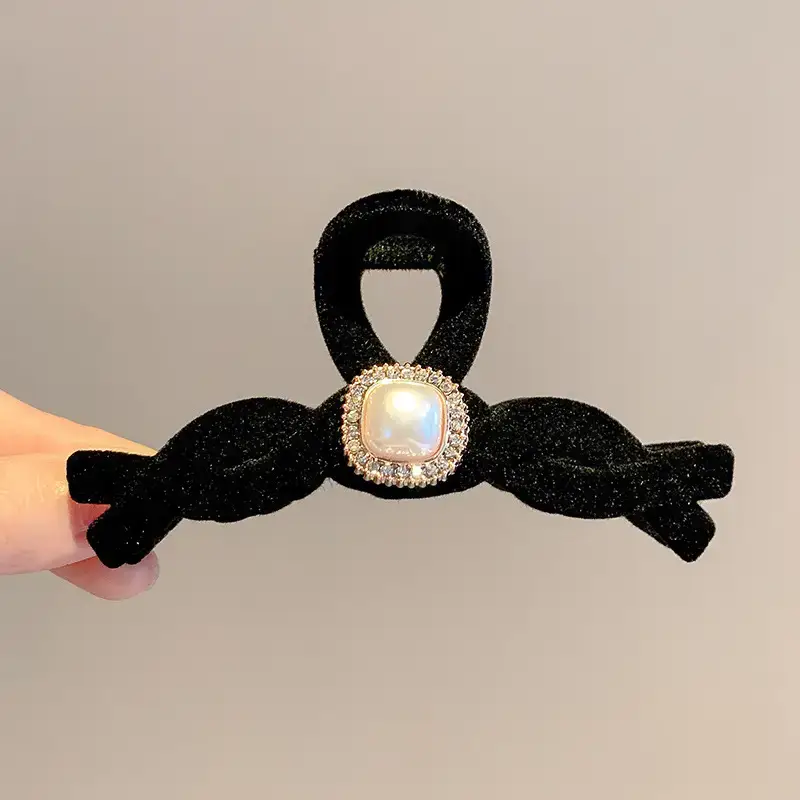 Black Heart Hair Clip for Women 2023 New Size - Image 9
