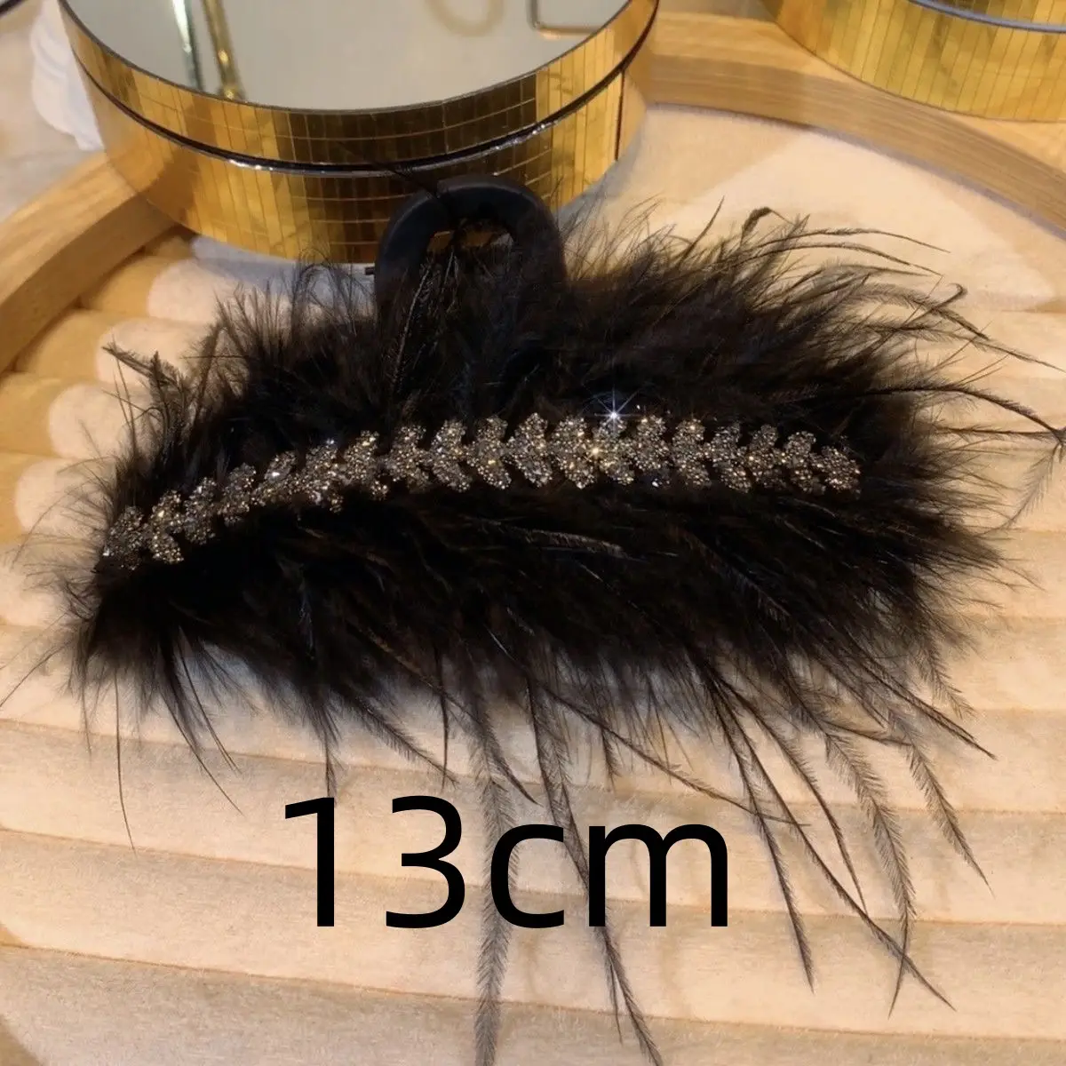 Black Mesh Cloud Bubble Hair Clip for Women — feature 41