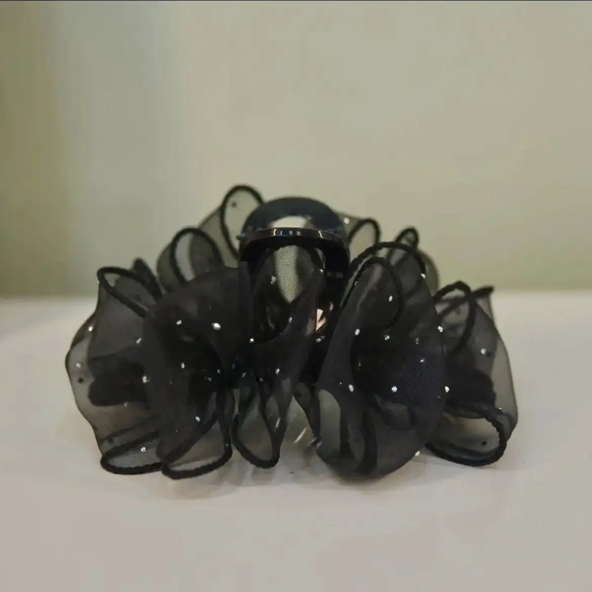 Black Mesh Cloud Bubble Hair Clip for Women - Image 19