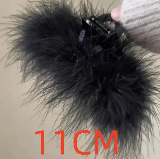 Black Mesh Cloud Bubble Hair Clip for Women - Image 2