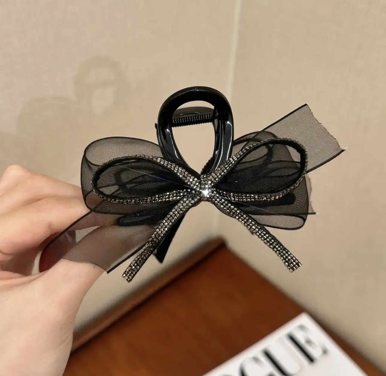 Black Mesh Cloud Bubble Hair Clip for Women - Image 29