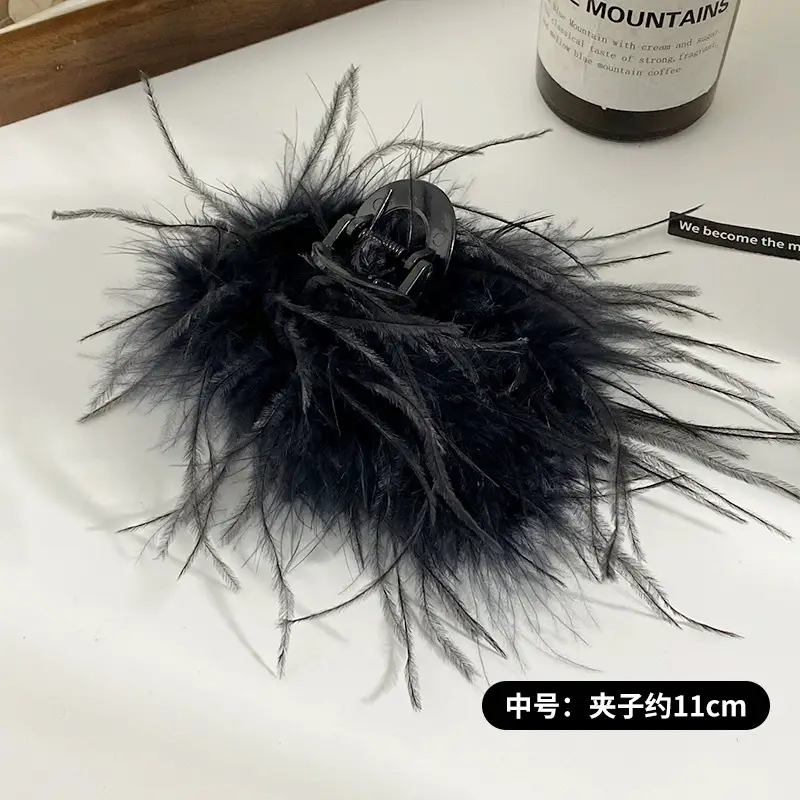 Black Mesh Cloud Bubble Hair Clip for Women - Image 36