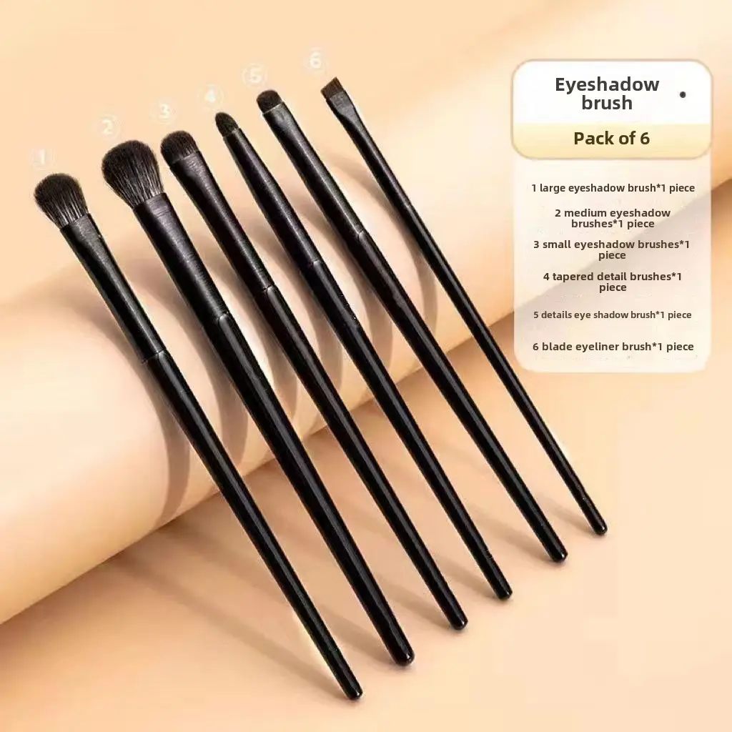 Cangzhou 10 Eye Makeup Brushes Full Set Leather Bag Portable - Image 2