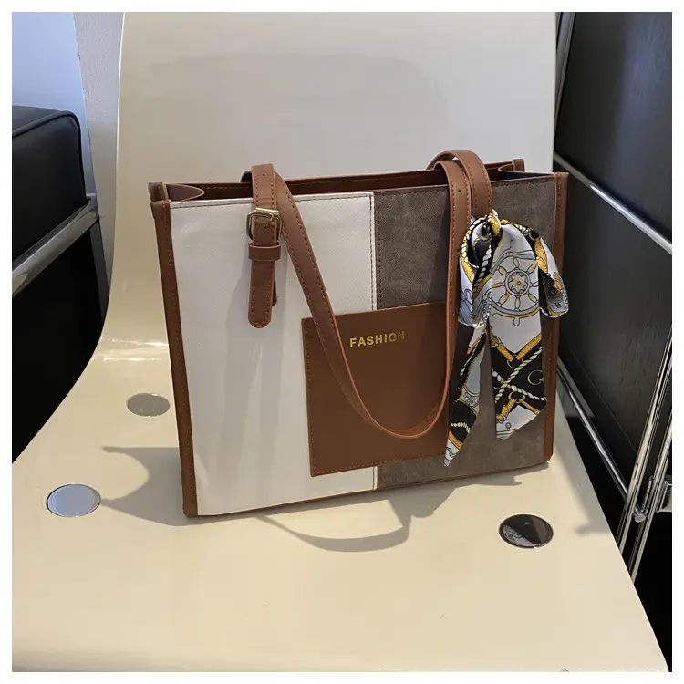 Korean Retro Shoulder Tote Bag Black 2023 Winter — feature 19