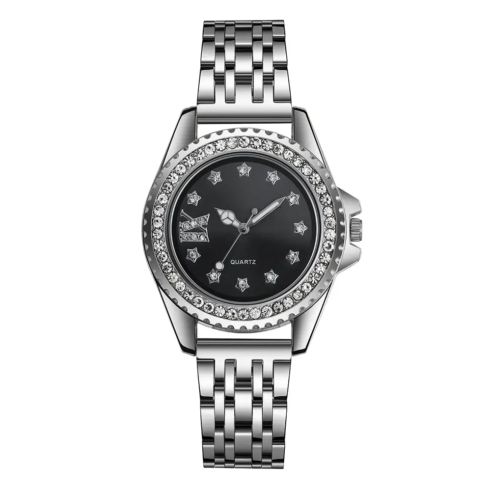 Women's Star Scale Rhinestone Alloy Watch — feature 9