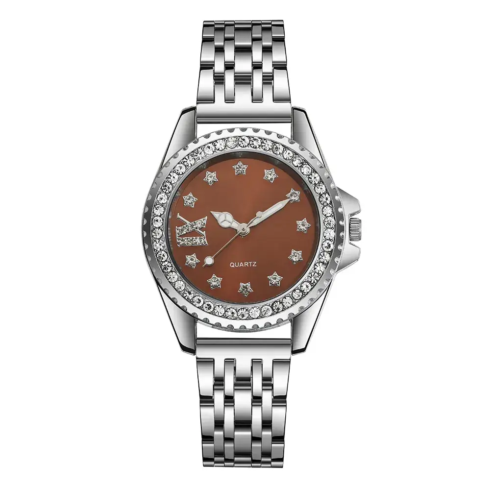 Women's Star Scale Rhinestone Alloy Watch