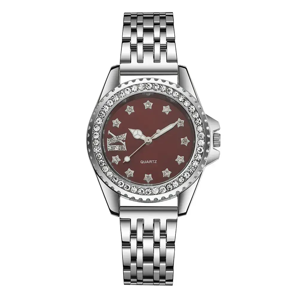 Women's Star Scale Rhinestone Alloy Watch