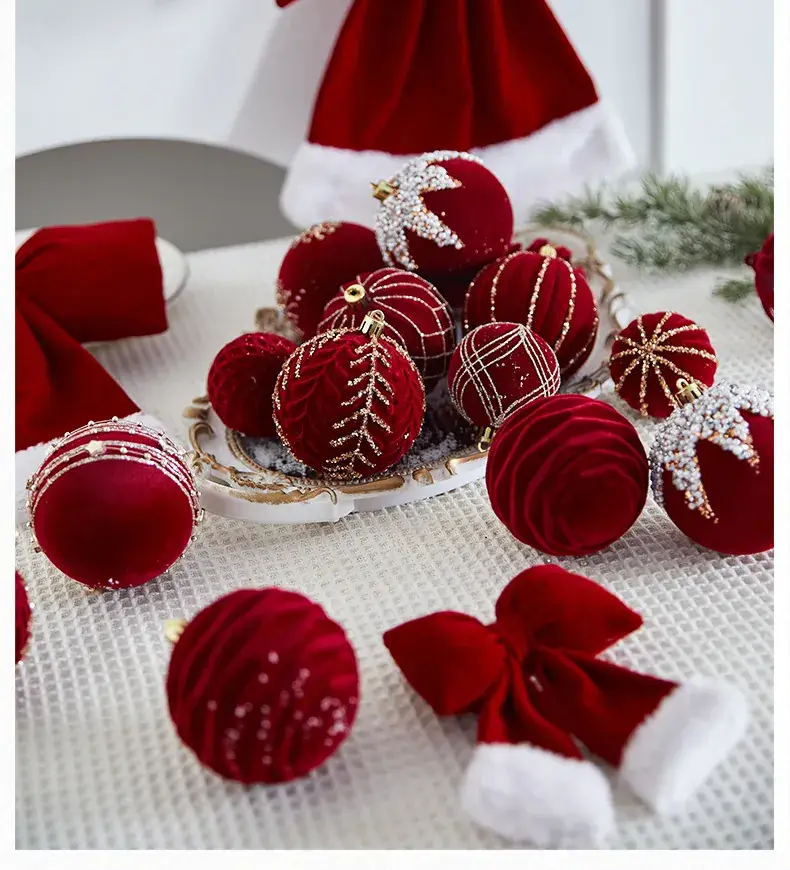 Green Velvet Bow Pendant for Christmas Decor — feature 7