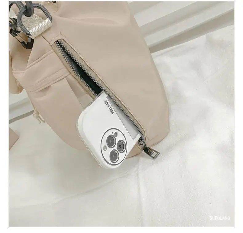 2026 Nylon Bucket Bag Drawstring Shoulder Crossbody — feature 26