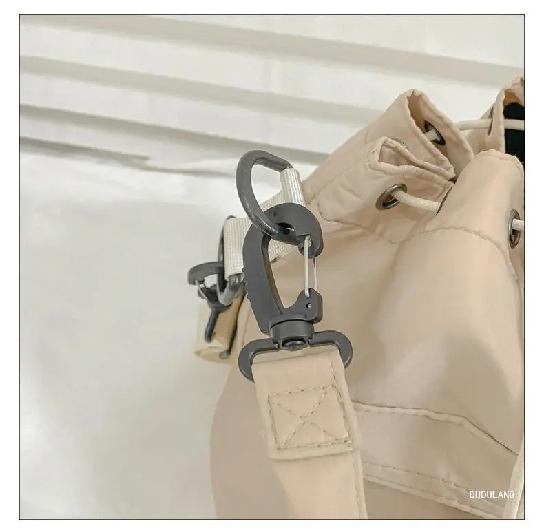 2026 Nylon Bucket Bag Drawstring Shoulder Crossbody — feature 32
