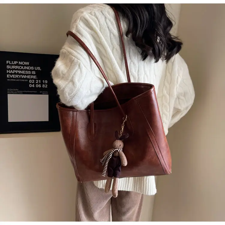 Retro Brown Tote Bag for Women 2025 — feature 14