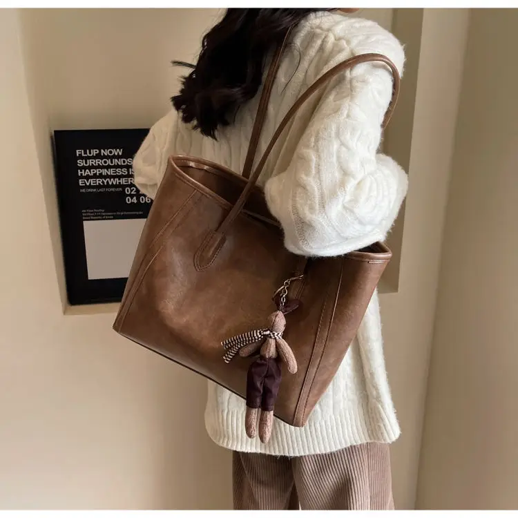 Retro Brown Tote Bag for Women 2025 — feature 16