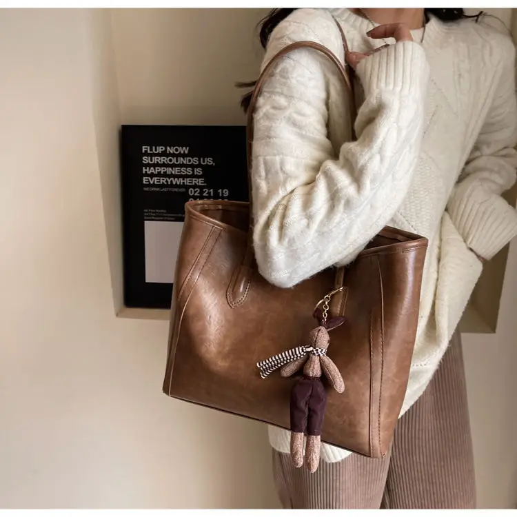 Retro Brown Tote Bag for Women 2025 — feature 18