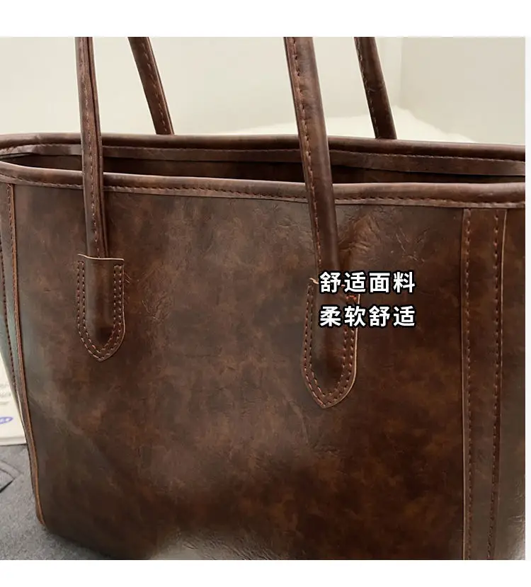 Retro Brown Tote Bag for Women 2025 — feature 4