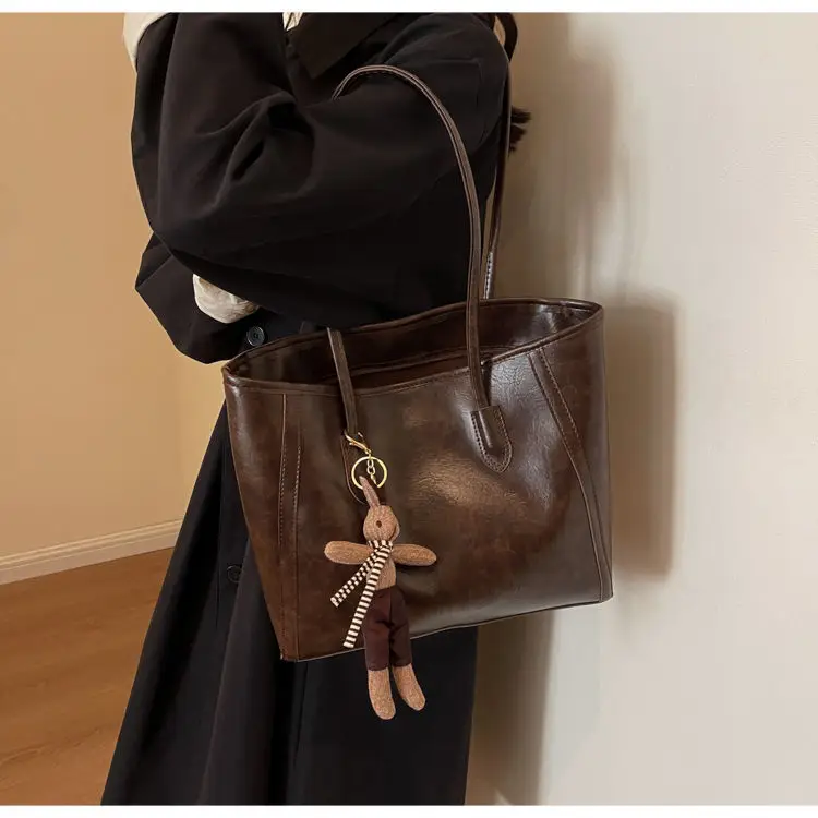 Retro Brown Tote Bag for Women 2025 — feature 7