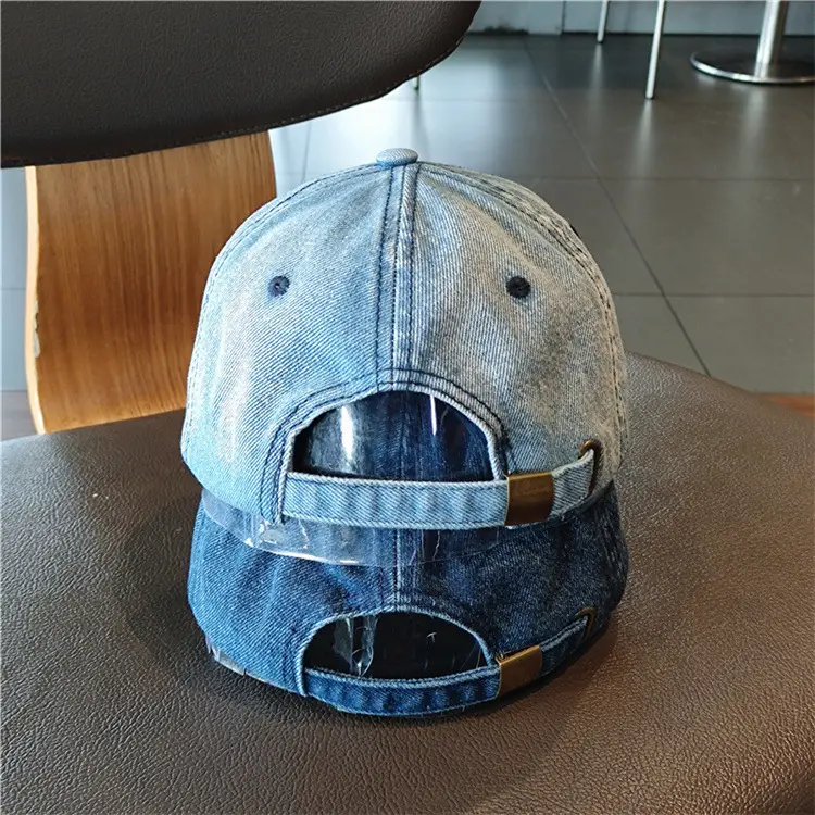 New York Embroidered Denim Baseball Cap for Men Women — feature 7
