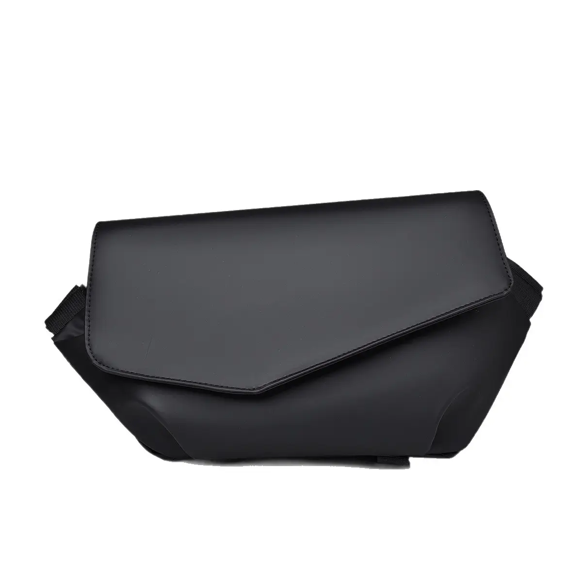 Men's Water-Resistant Crossbody Bag Black - Image 8