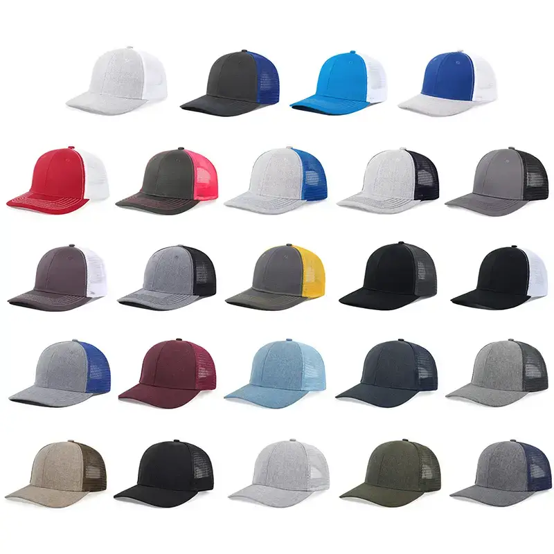 Men Blue Mesh Truck Cap Summer Sun Protection — feature 2