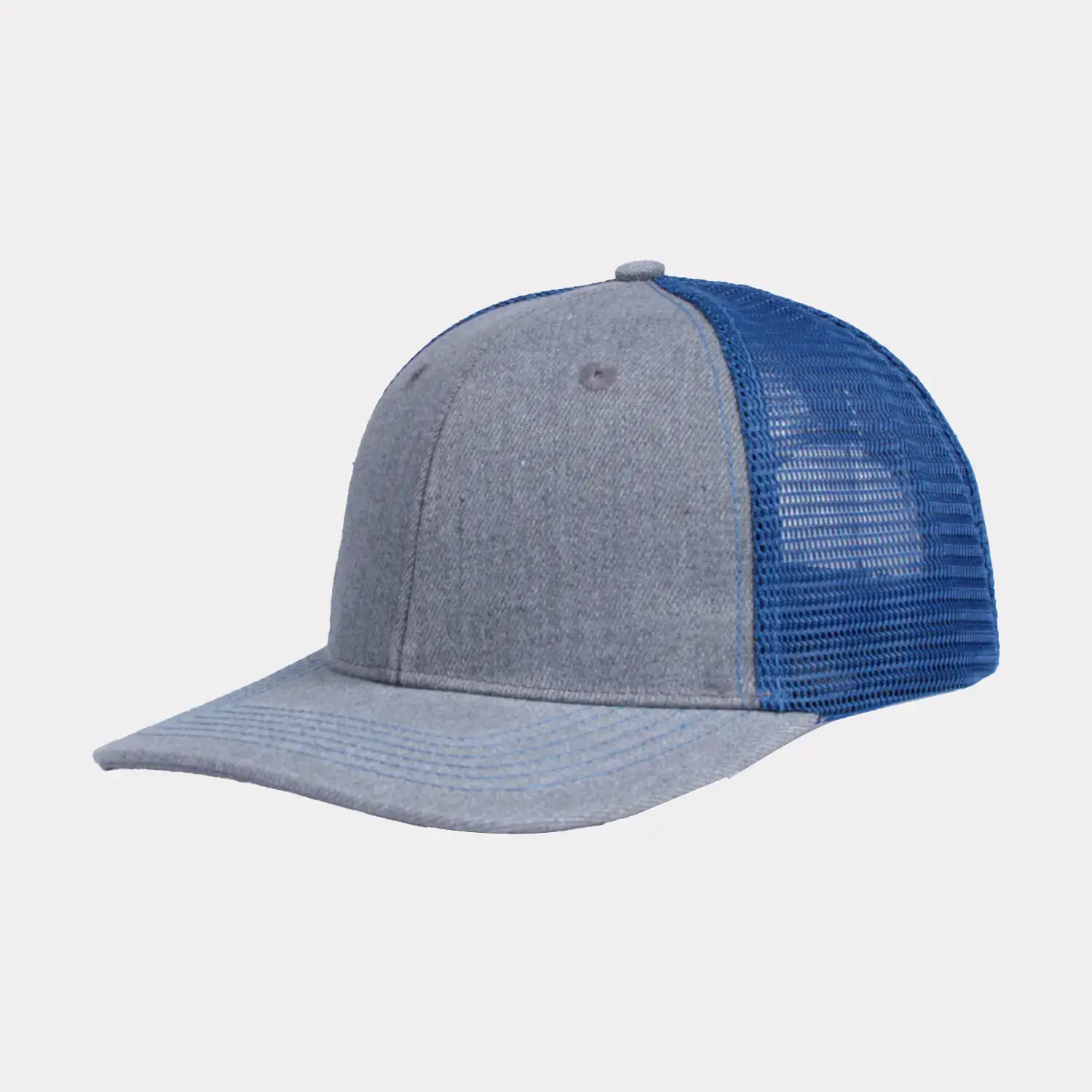 Men Blue Mesh Truck Cap Summer Sun Protection — feature 3
