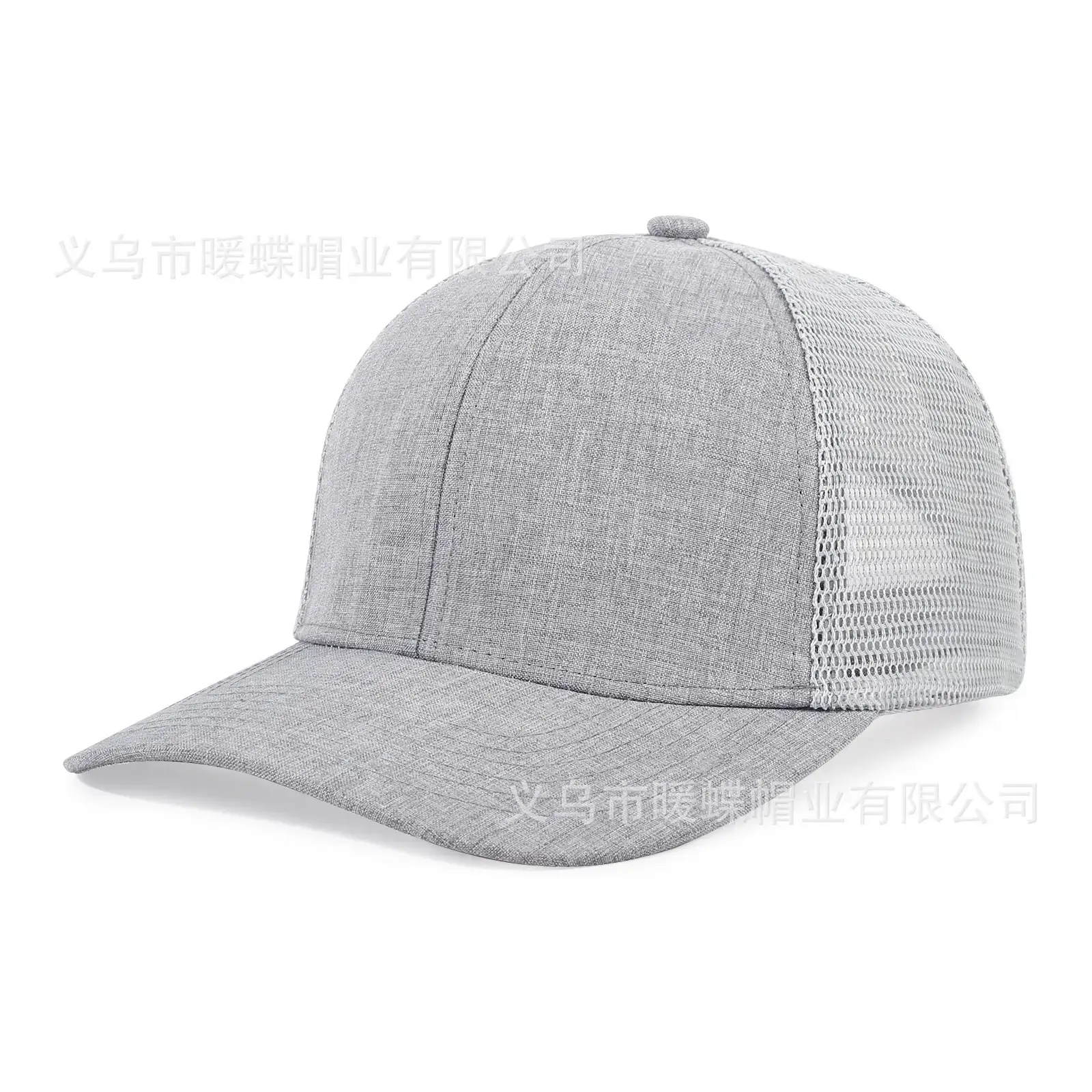 Men Blue Mesh Truck Cap Summer Sun Protection - Image 10