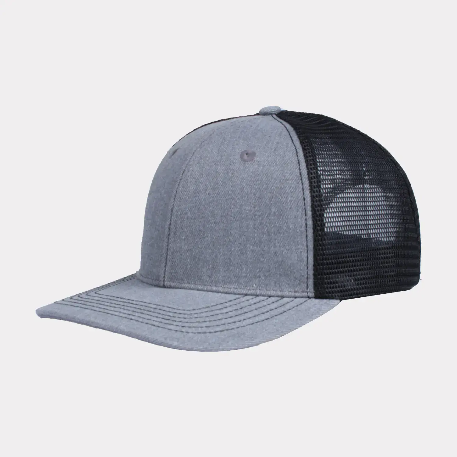 Men Blue Mesh Truck Cap Summer Sun Protection - Image 5