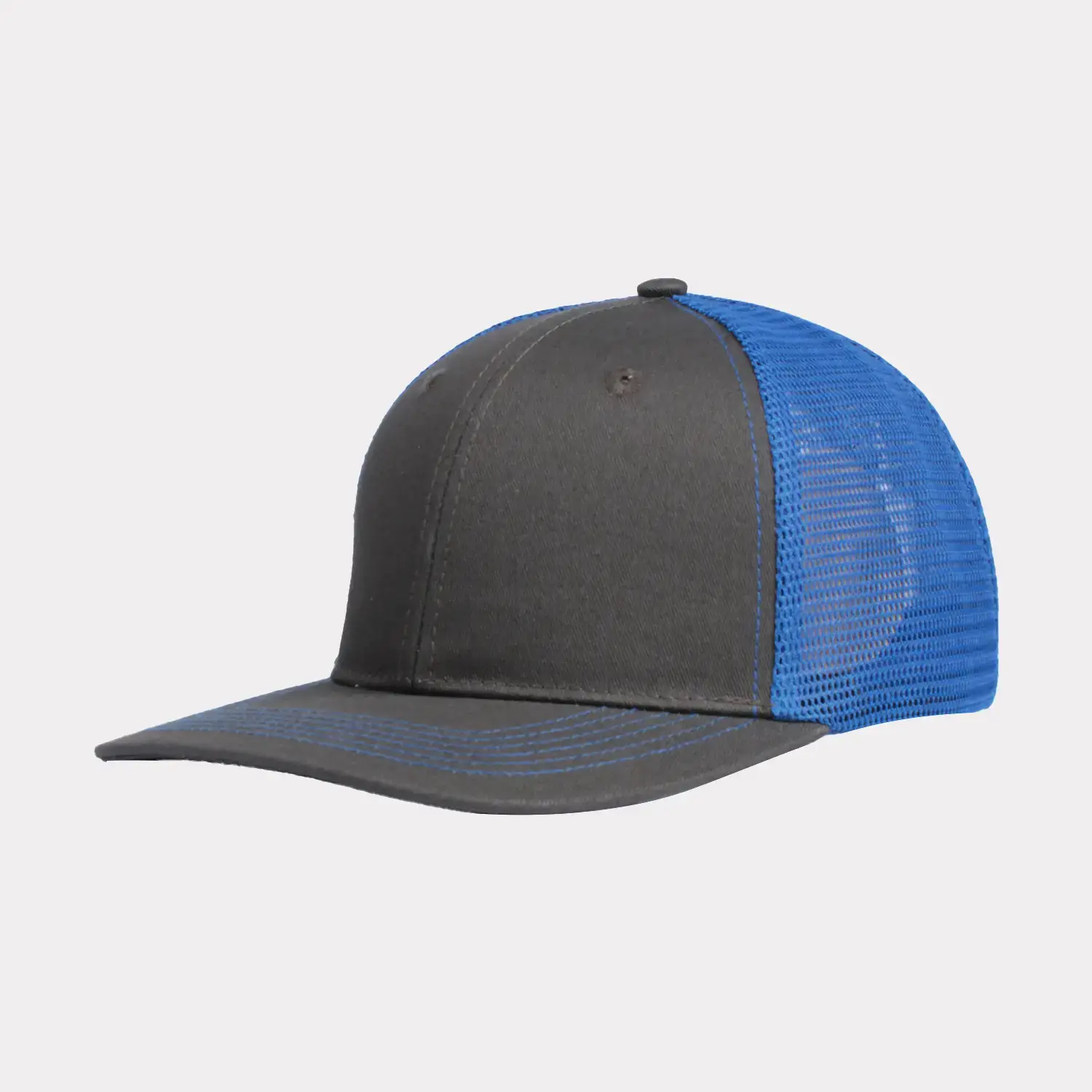 Men Blue Mesh Truck Cap Summer Sun Protection - Image 6