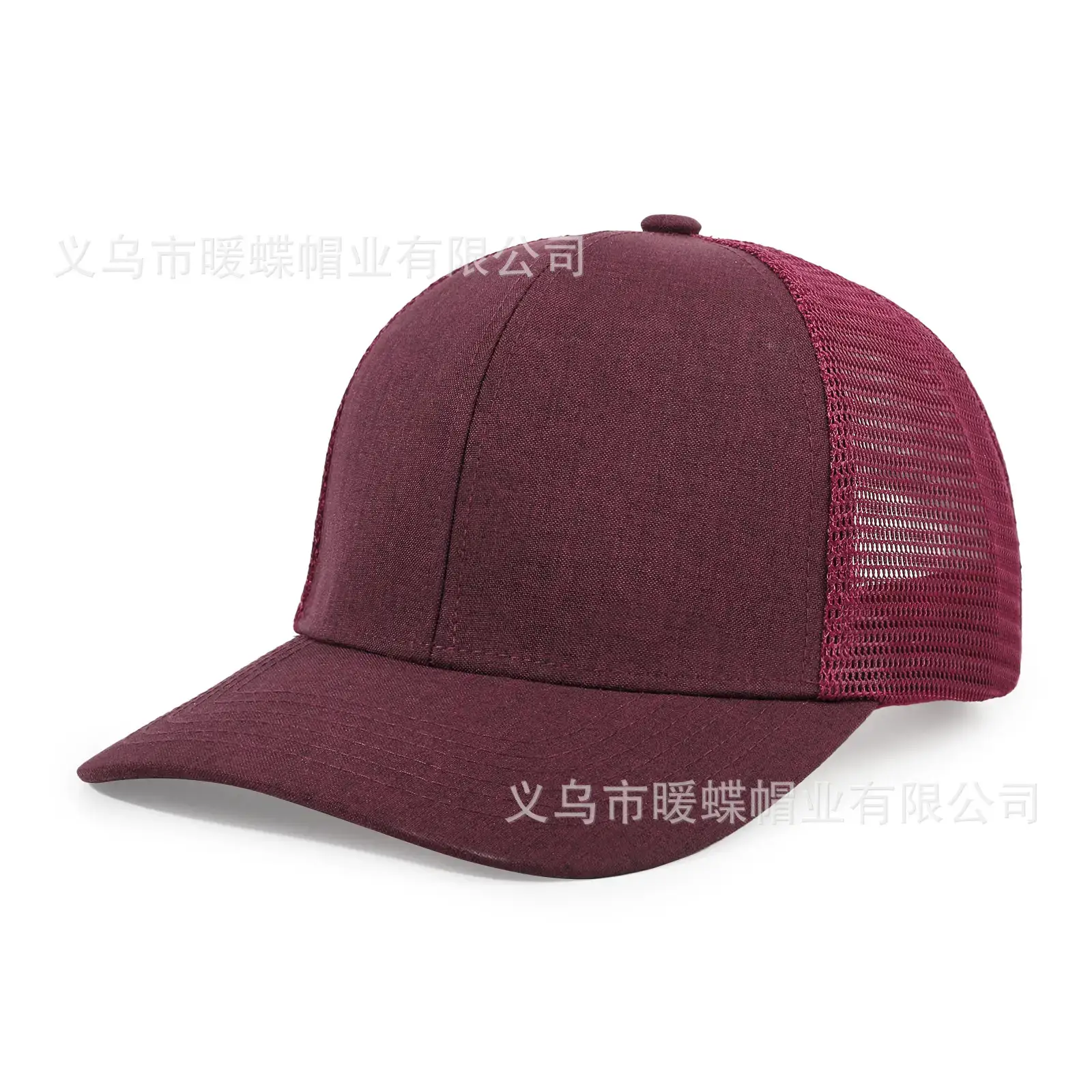 Men Blue Mesh Truck Cap Summer Sun Protection - Image 9