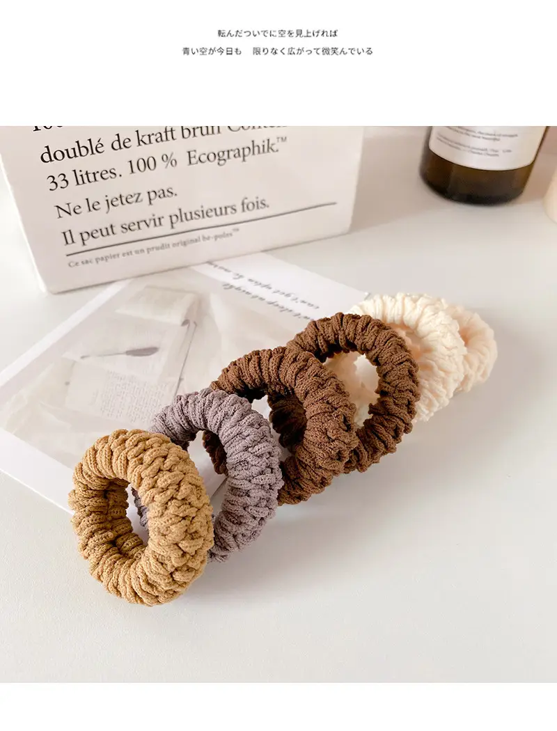 2023 New Style Hair Rope Women's Elastic Rubber Band — feature 7