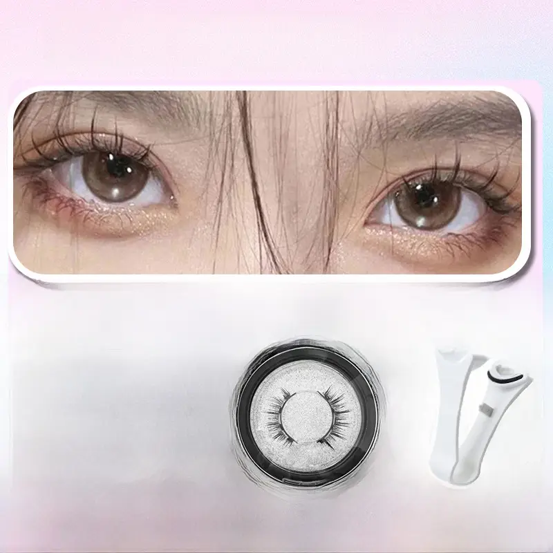 Magnetic False Eyelashes Self-Adhesive Glue-Free Waterproof - Image 3