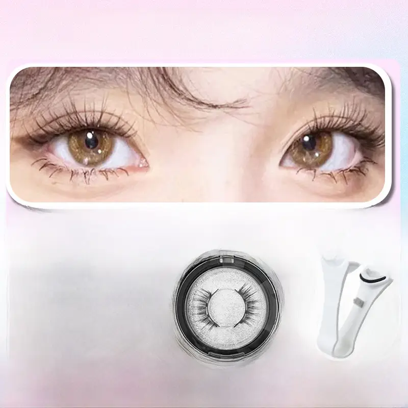 Magnetic False Eyelashes Self-Adhesive Glue-Free Waterproof - Image 4