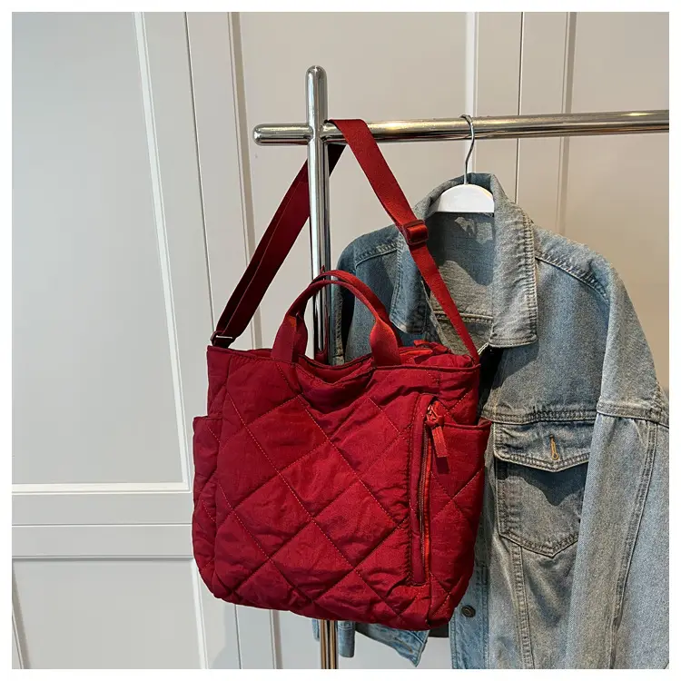 Women Quilted Shoulder Bag 2023 Black — feature 25