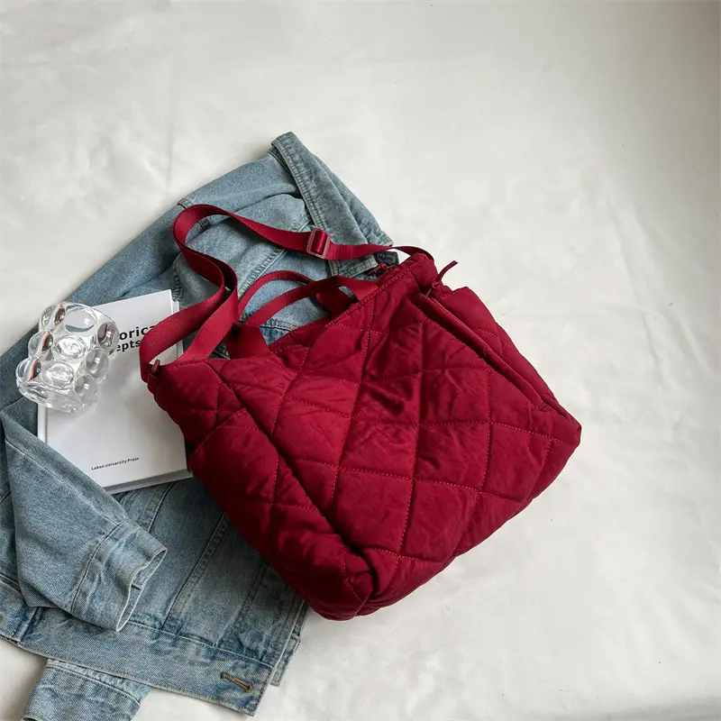 Women Quilted Shoulder Bag 2023 Black - Image 3