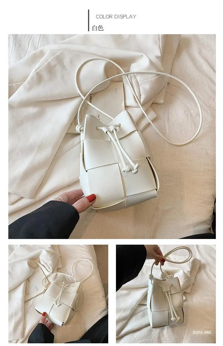 Green Drawstring Woven Mini Bag for Women — feature 22