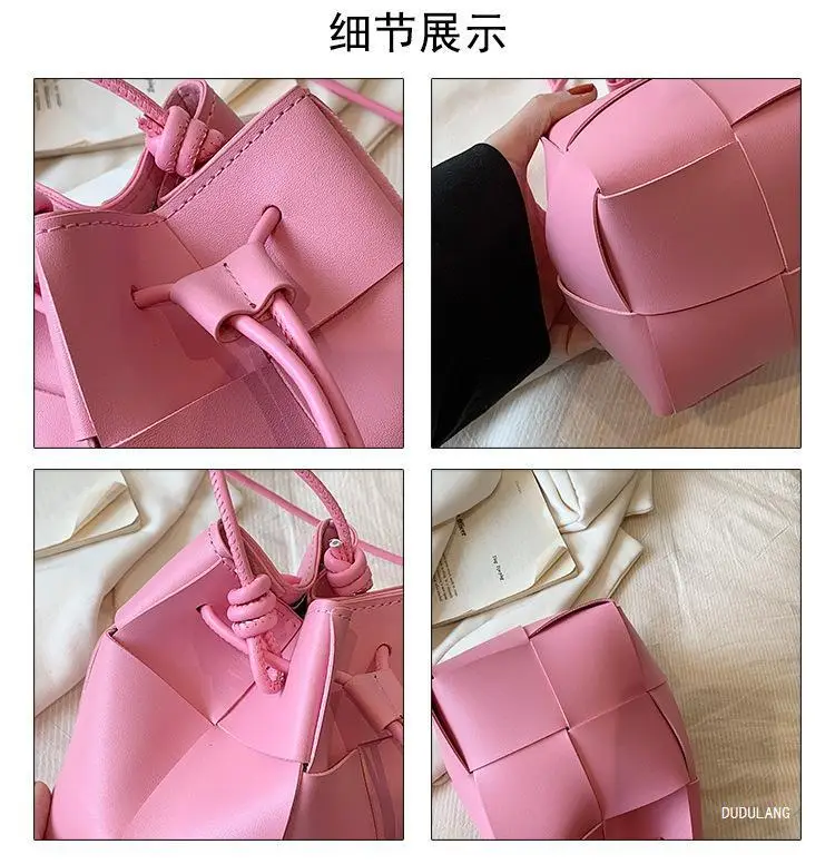 Green Drawstring Woven Mini Bag for Women — feature 28