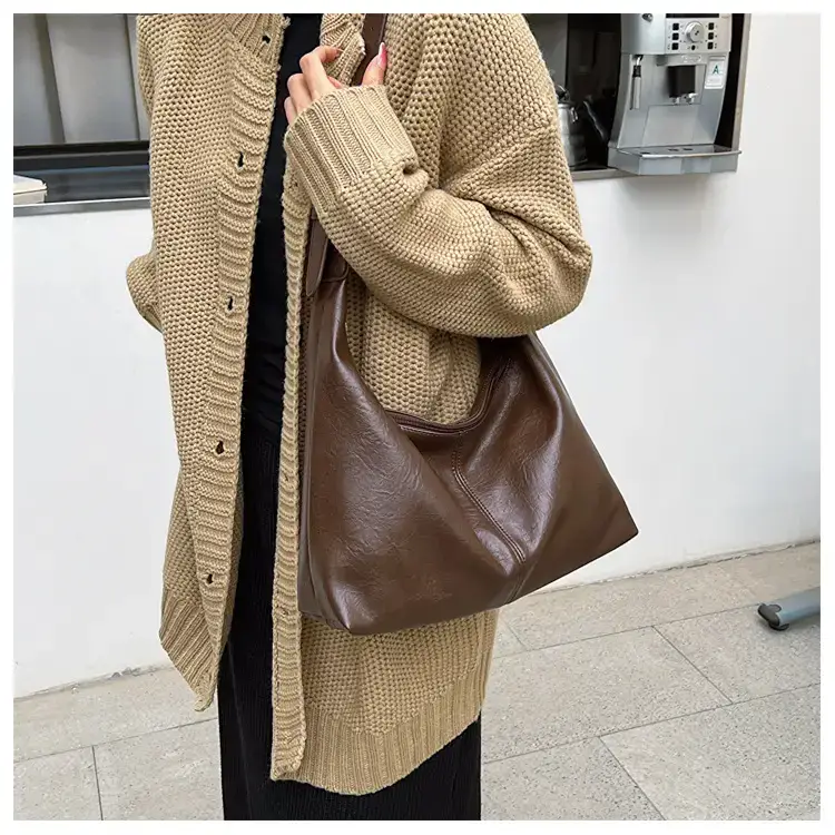 Brown Korean Style Shoulder Bag for Women 2023 — feature 15