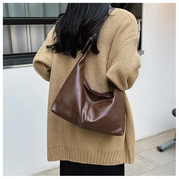 Brown Korean Style Shoulder Bag for Women 2023 — feature 17