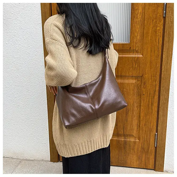 Brown Korean Style Shoulder Bag for Women 2023 — feature 18