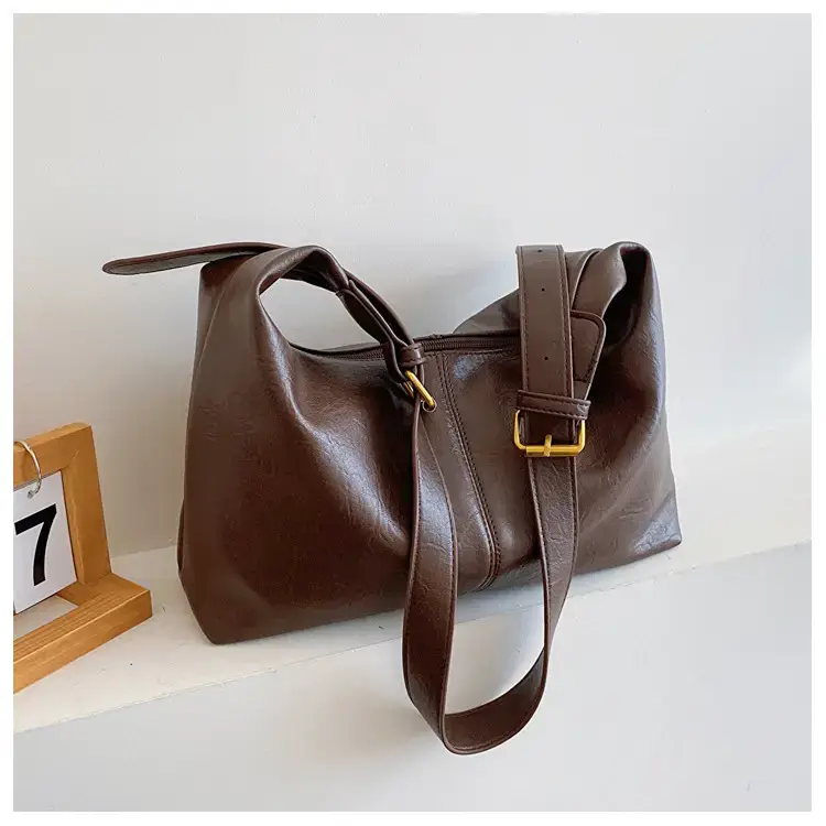 Brown Korean Style Shoulder Bag for Women 2023 — feature 33