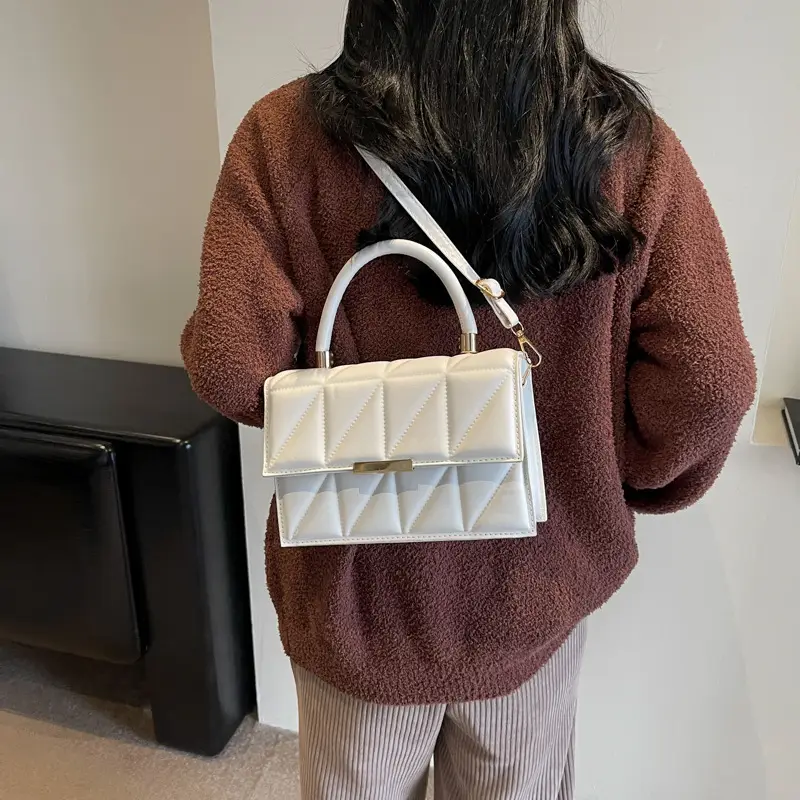 Tan Leather Shoulder Bag for Women 2023 Spring Summer - Image 7