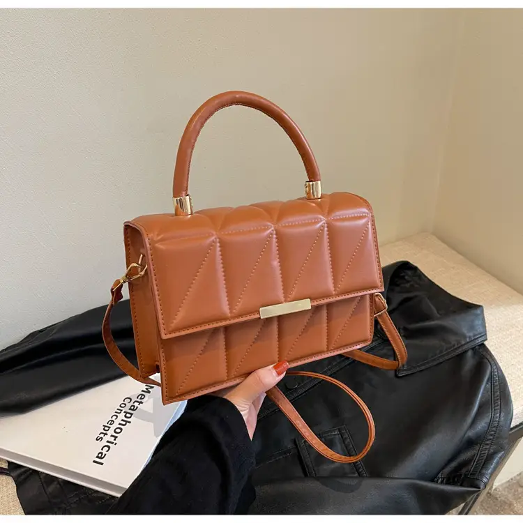 Tan Leather Shoulder Bag for Women 2023 Spring Summer — feature 30