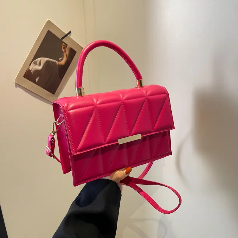 Tan Leather Shoulder Bag for Women 2023 Spring Summer - Image 5